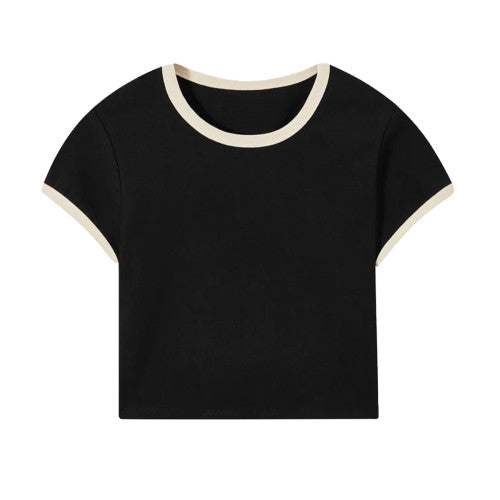 Core Baby Tee Color Ribbing(200GSM)