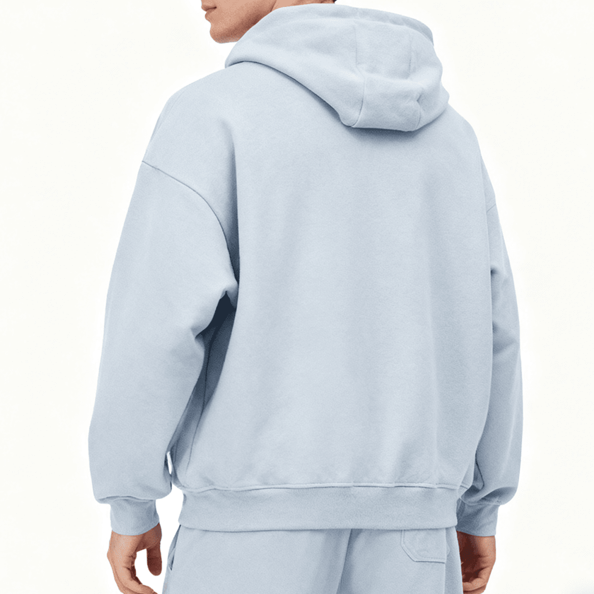 Unisex Cropped Oversized Zip-up Hoodie (460 GSM)