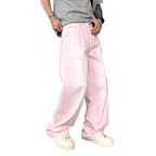 Loose-Fit Straight-Leg Washed Denim Jeans for Comfort