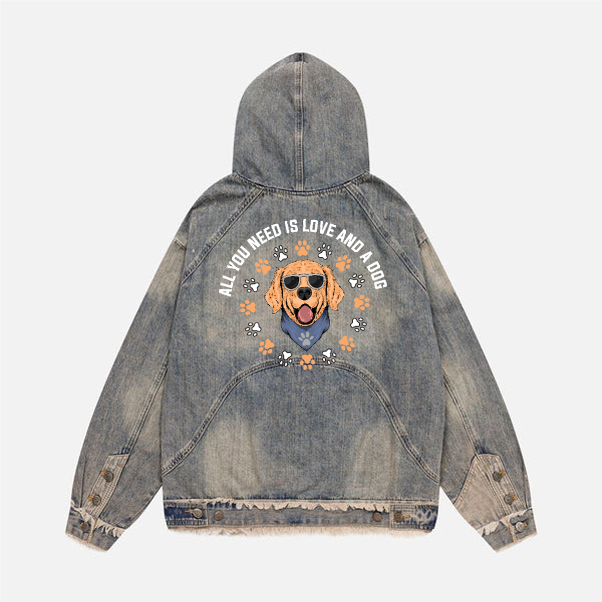 Unisex Washed Distressed