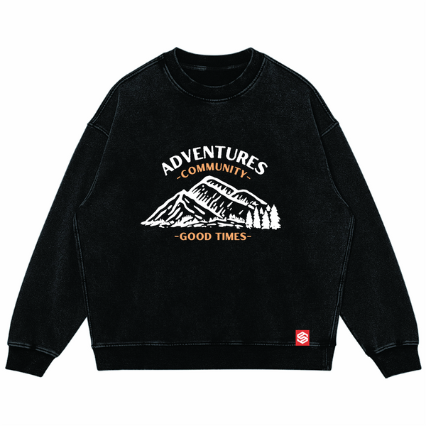 Unisex Super Heavyweight Oversized Faded Sweatshirt(440GSM)