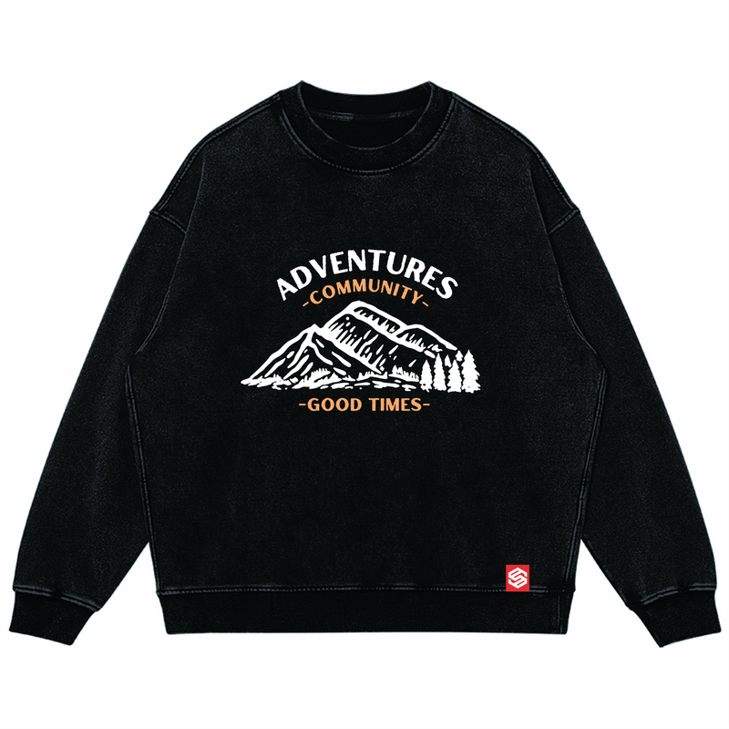 Unisex Super Heavyweight Oversized Faded Sweatshirt(440GSM)