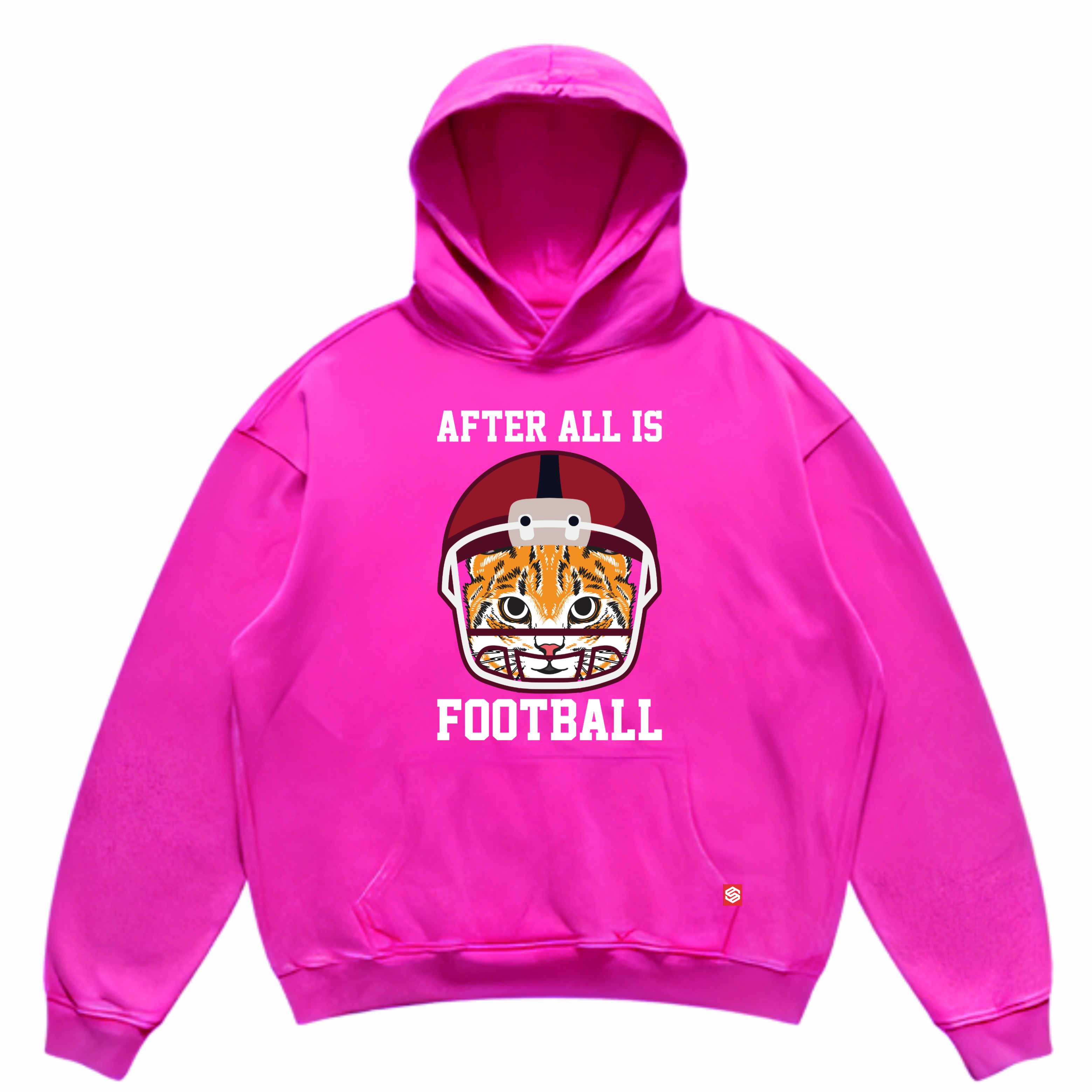 Unisex Super Heavyweight Oversized Faded Hoodie(440GSM)