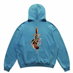 Unisex Super Heavyweight Oversized Faded Hoodie(440GSM)