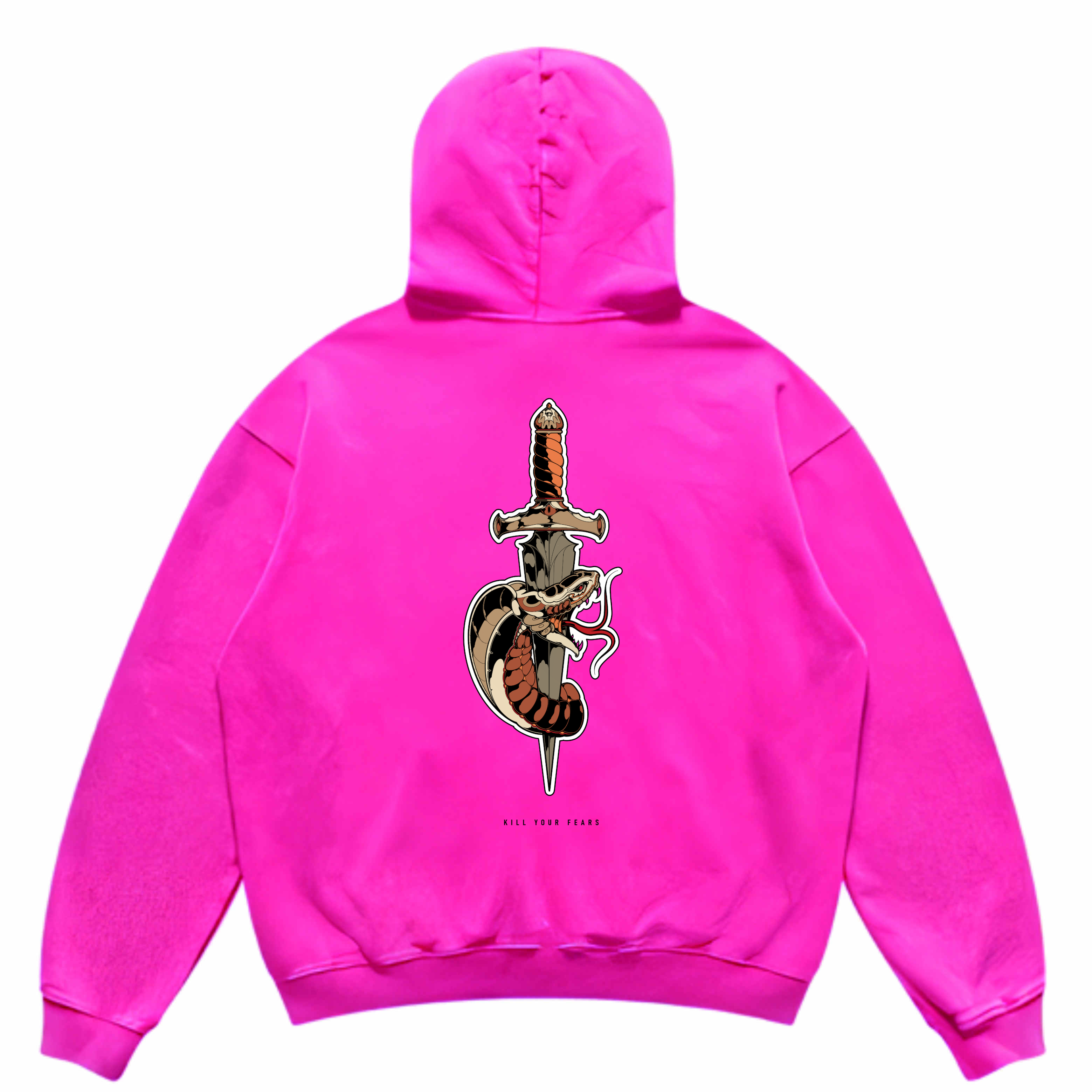 Unisex Super Heavyweight Oversized Faded Hoodie(440GSM)