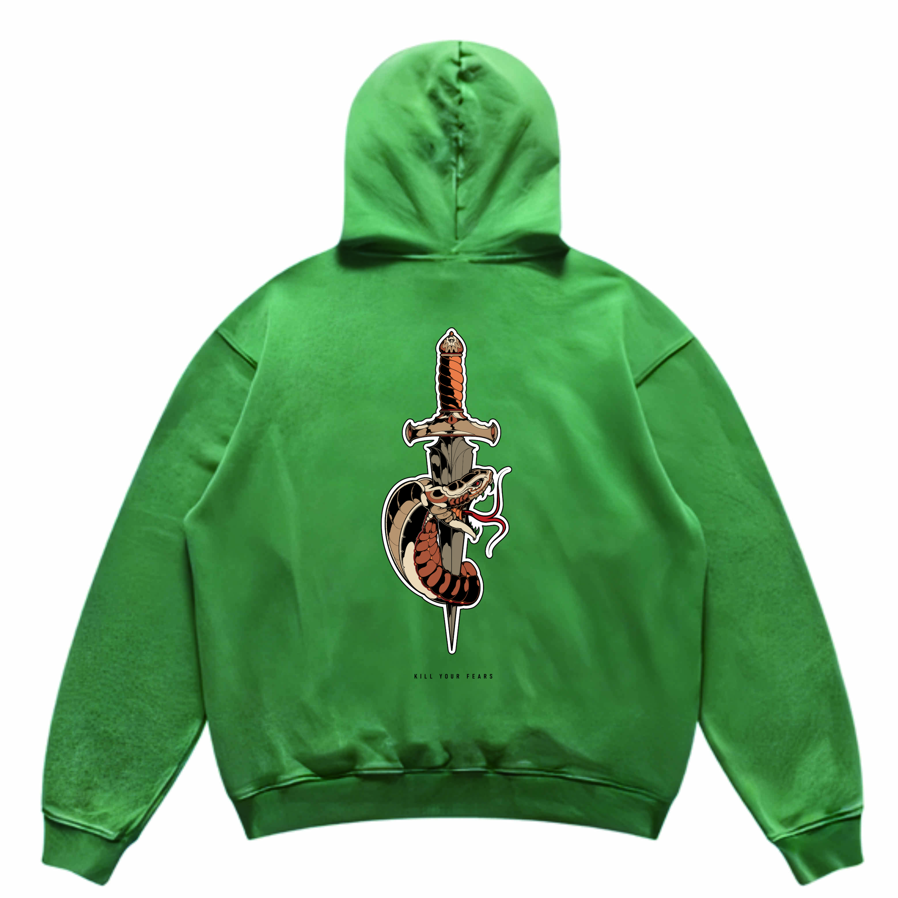 Unisex Super Heavyweight Oversized Faded Hoodie(440GSM)