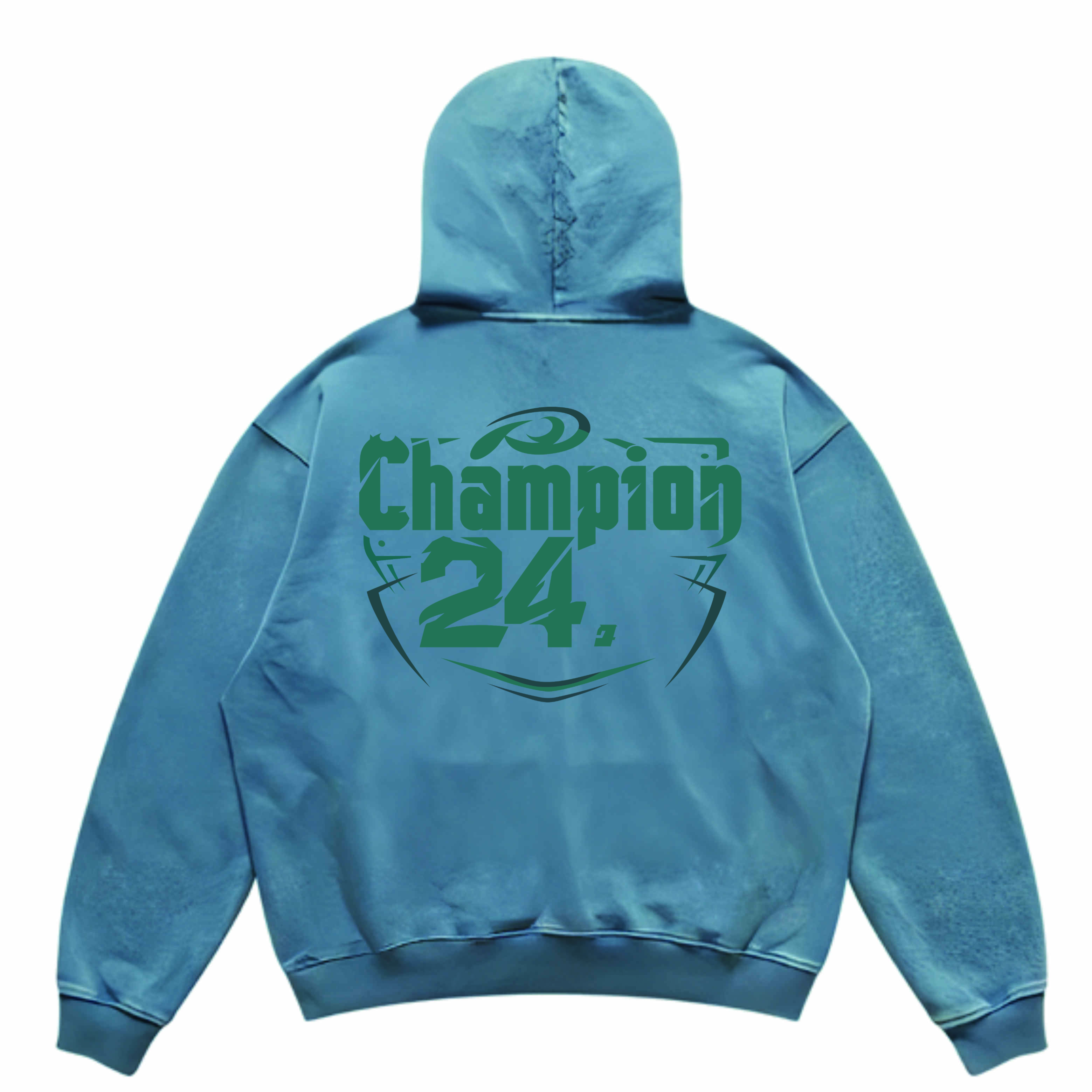 Unisex Super Heavyweight Oversized Faded Hoodie(440GSM)