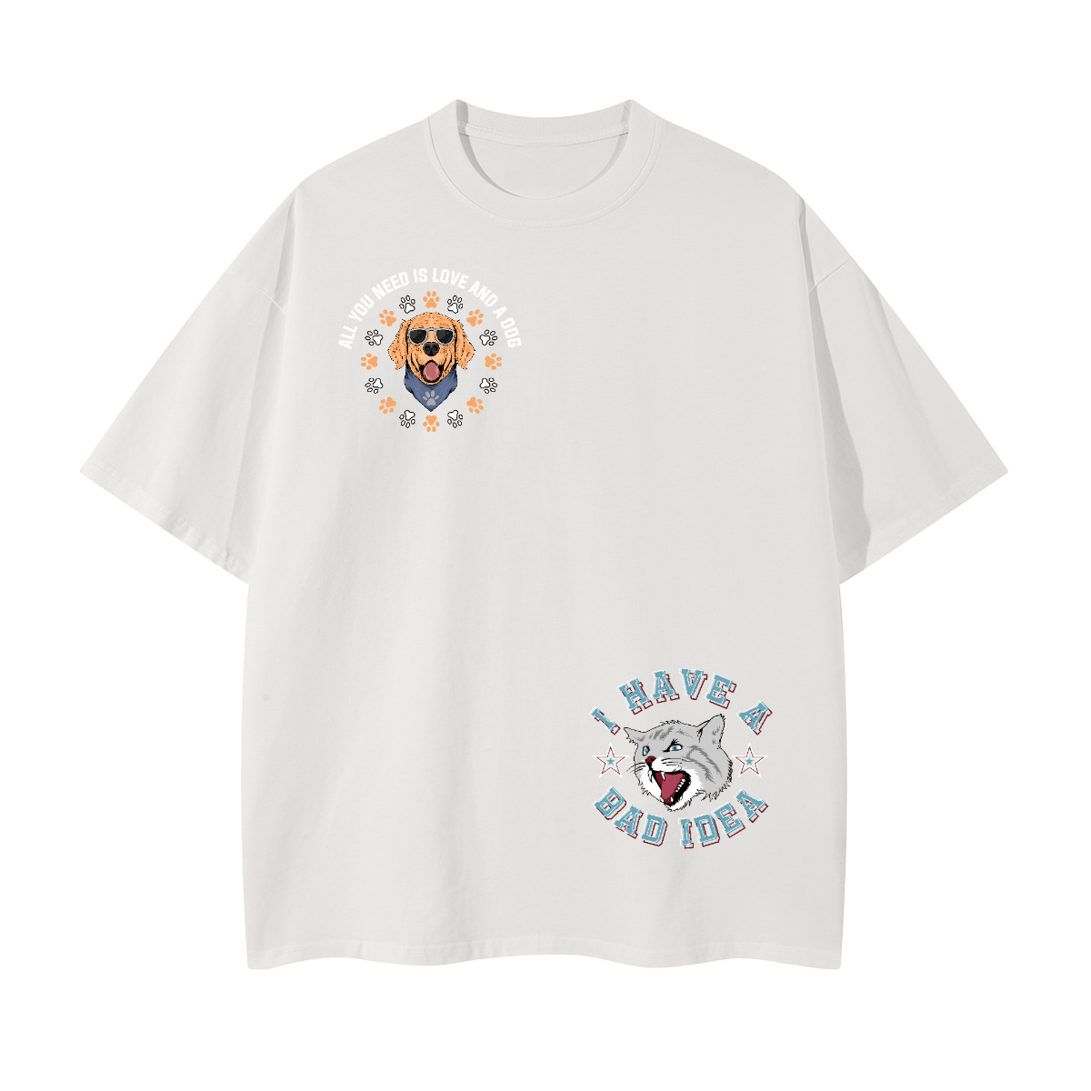 Unisex Glow in the Dark Oversized T-Shirt(240GSM)