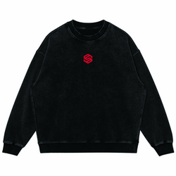 Unisex Super Heavyweight Oversized Faded Sweatshirt(440GSM)