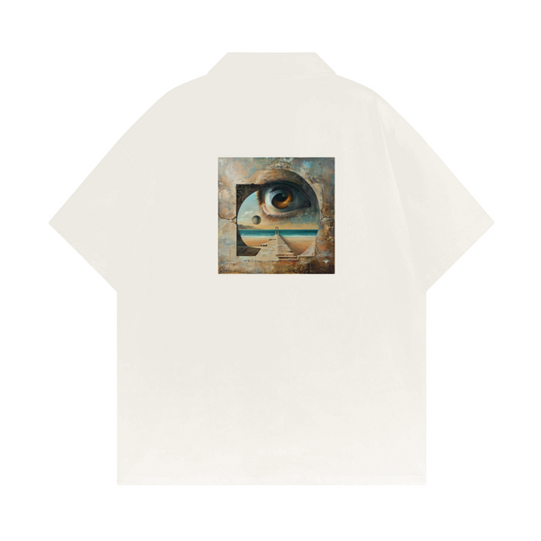 Cuban Collar Short-sleeve Shirt