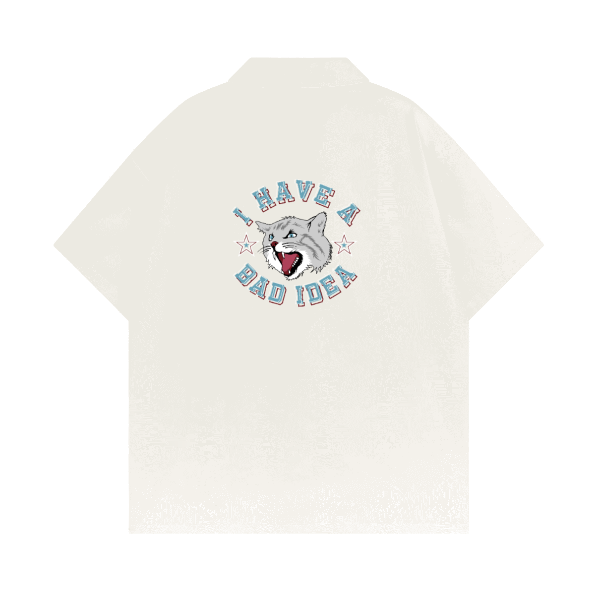 Cuban Collar Short-sleeve Shirt