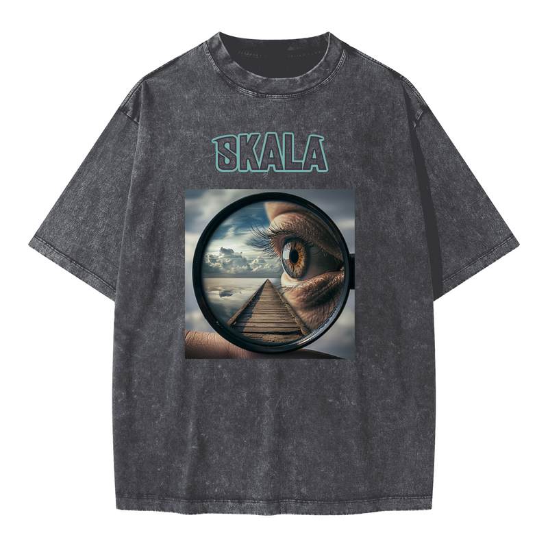 Unisex Oversized Snow Wash T-shirt(285GSM)