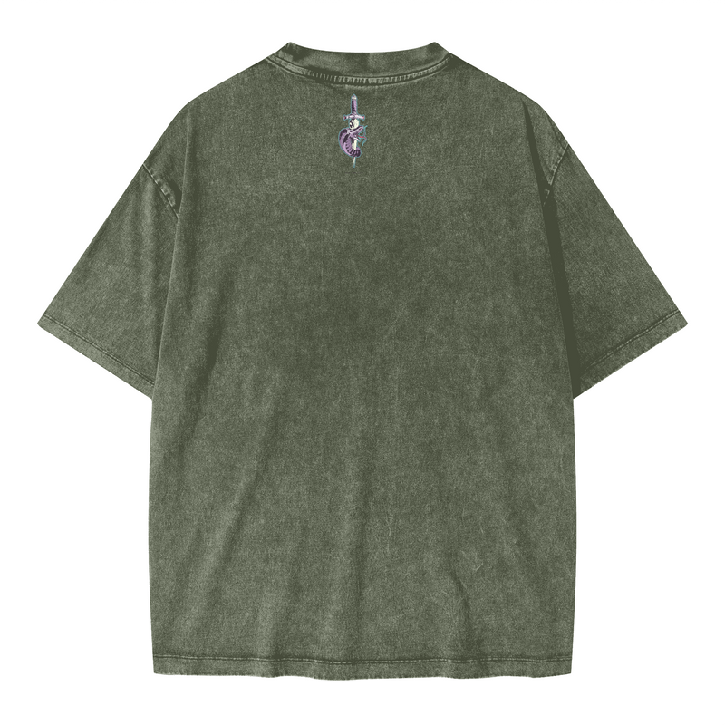Unisex Oversized Snow Wash T-shirt(285GSM)