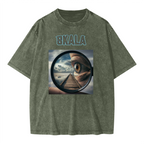 Unisex Oversized Snow Wash T-shirt(285GSM)