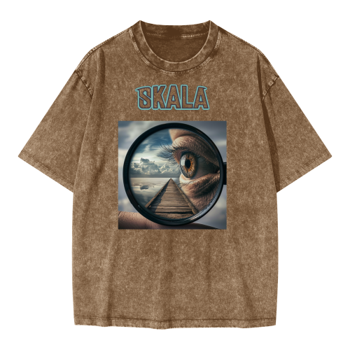 Unisex Oversized Snow Wash T-shirt(285GSM)