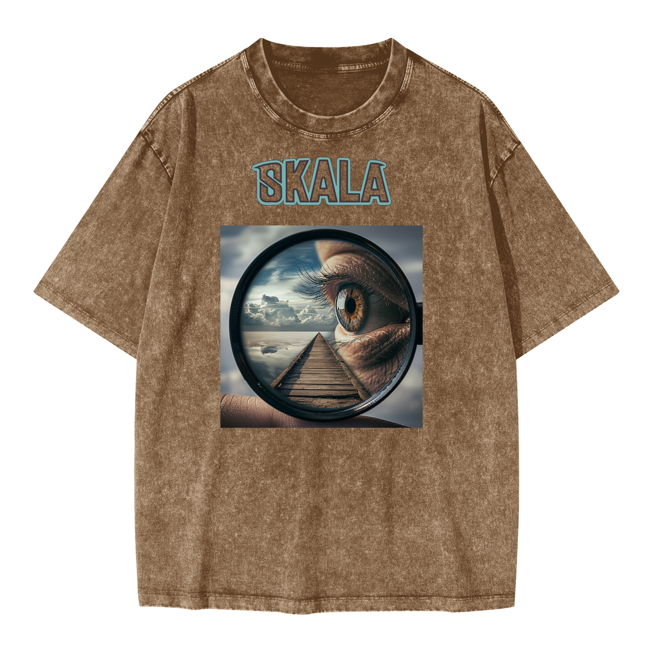 Unisex Oversized Snow Wash T-shirt(285GSM)