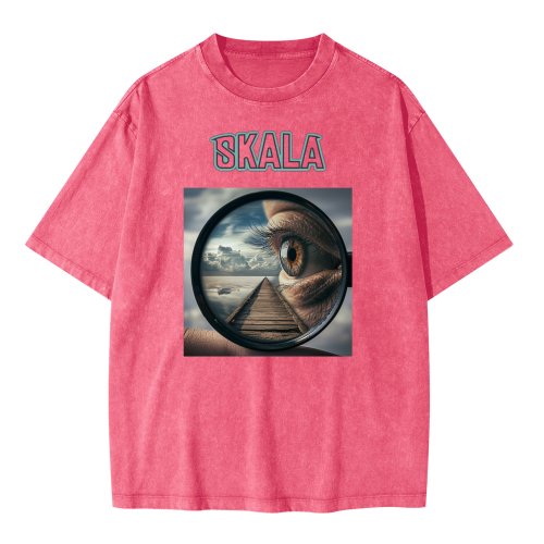 Unisex Oversized Snow Wash T-shirt(285GSM)