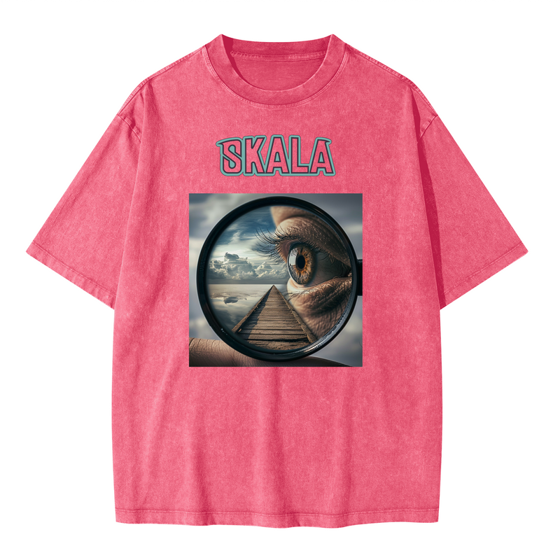 Unisex Oversized Snow Wash T-shirt(285GSM)