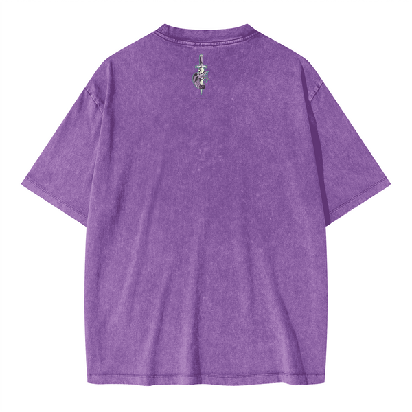 Unisex Oversized Snow Wash T-shirt(285GSM)