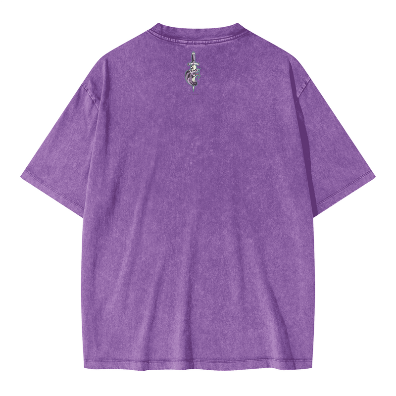Unisex Oversized Snow Wash T-shirt(285GSM)