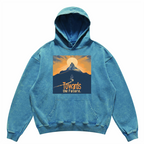 Unisex Super Heavyweight Oversized Faded Hoodie(440GSM)