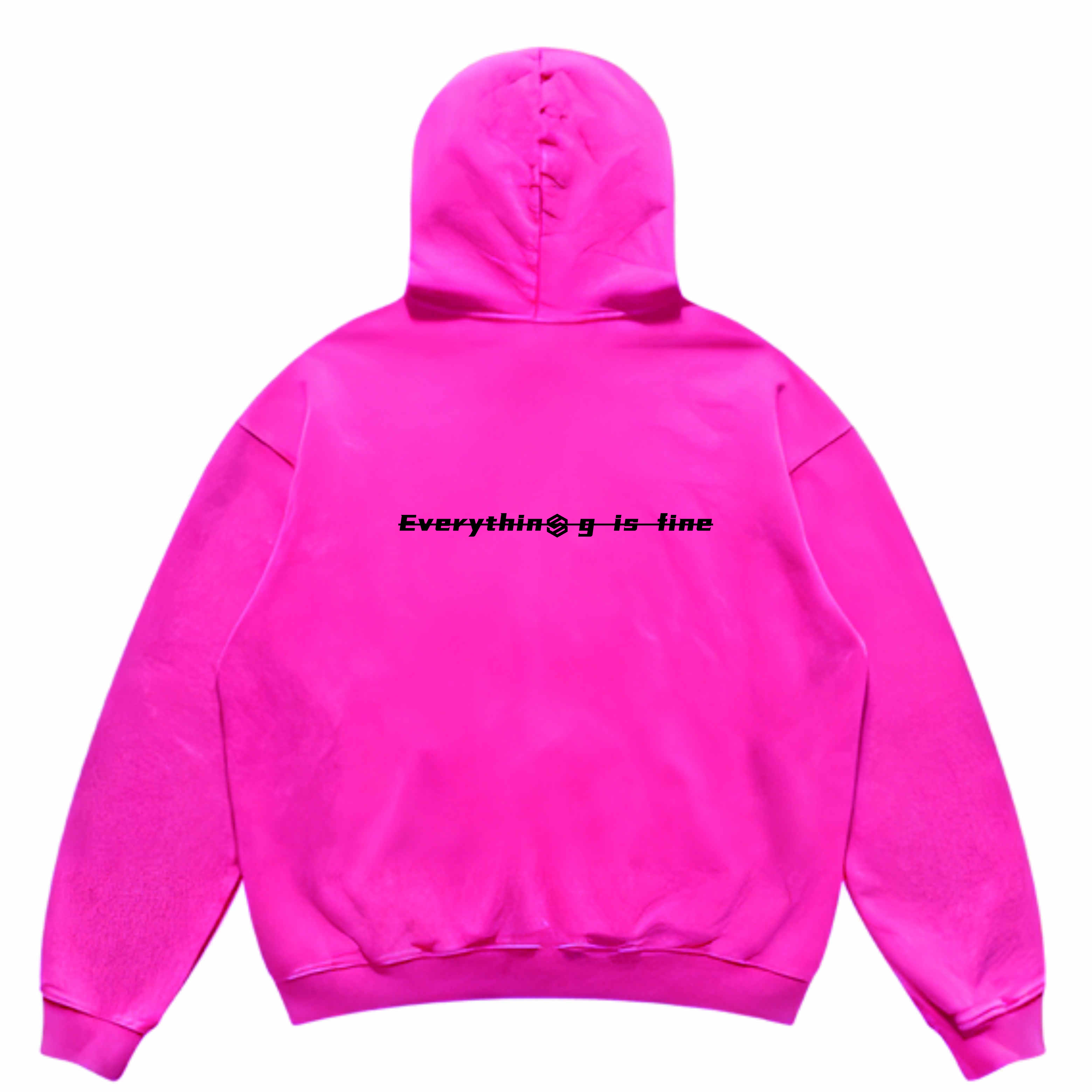 Unisex Super Heavyweight Oversized Faded Hoodie(440GSM)