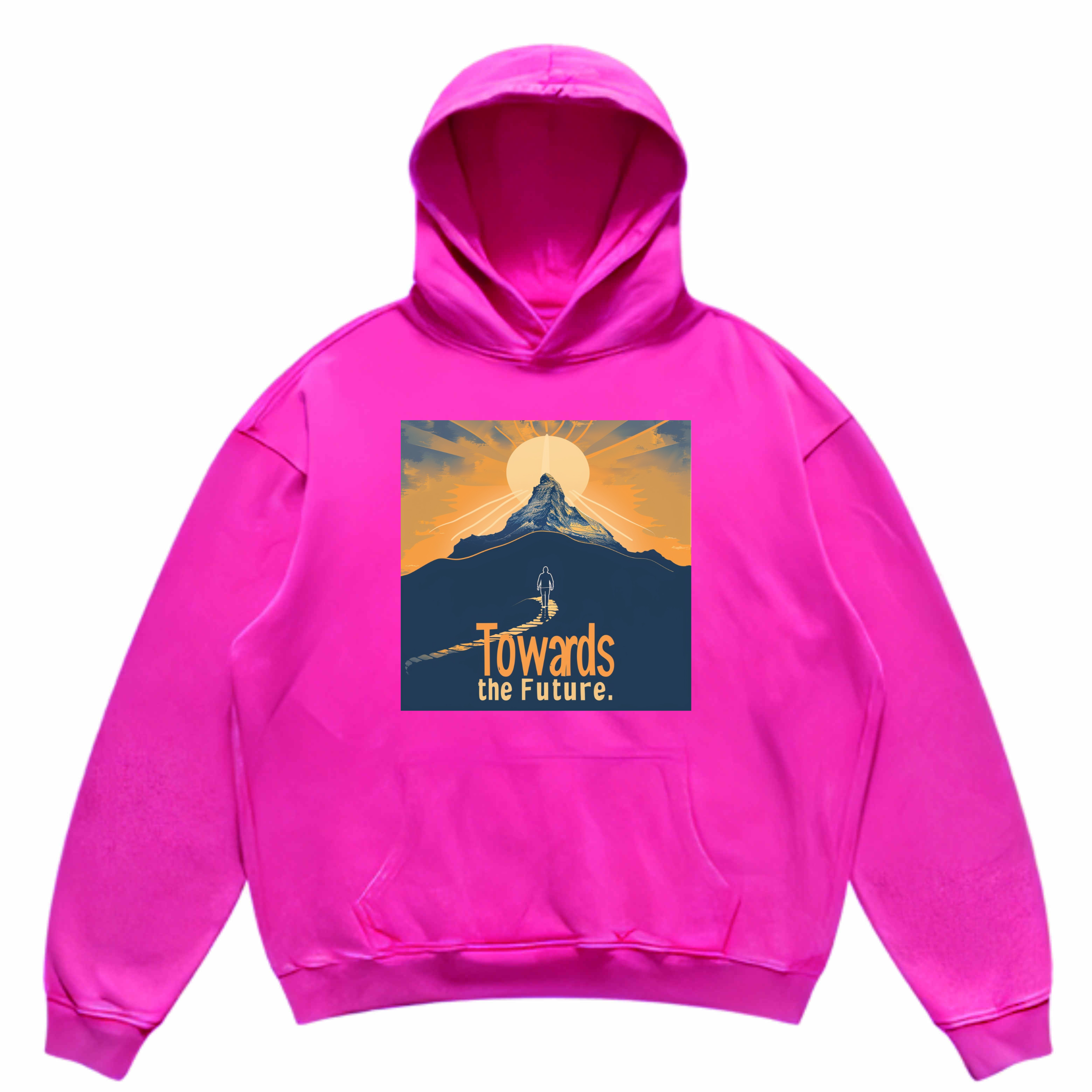 Unisex Super Heavyweight Oversized Faded Hoodie(440GSM)