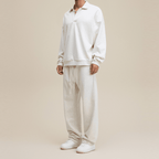 Men’s Half-Placket Polo Collar Sweatshirt