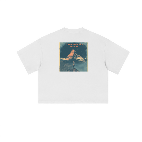 Unisex Cropped Loose T-shirt(280GSM)