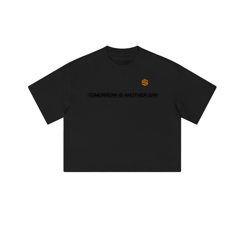 Unisex Cropped Loose T-shirt(280GSM)