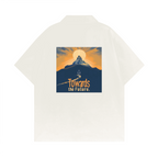 Cuban Collar Short-sleeve Shirt