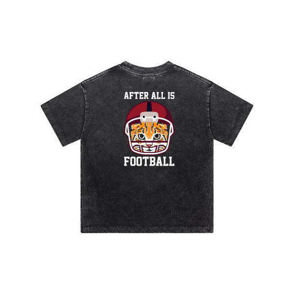 Streetwear Kids Vintage Washed T-Shirt(240GSM)