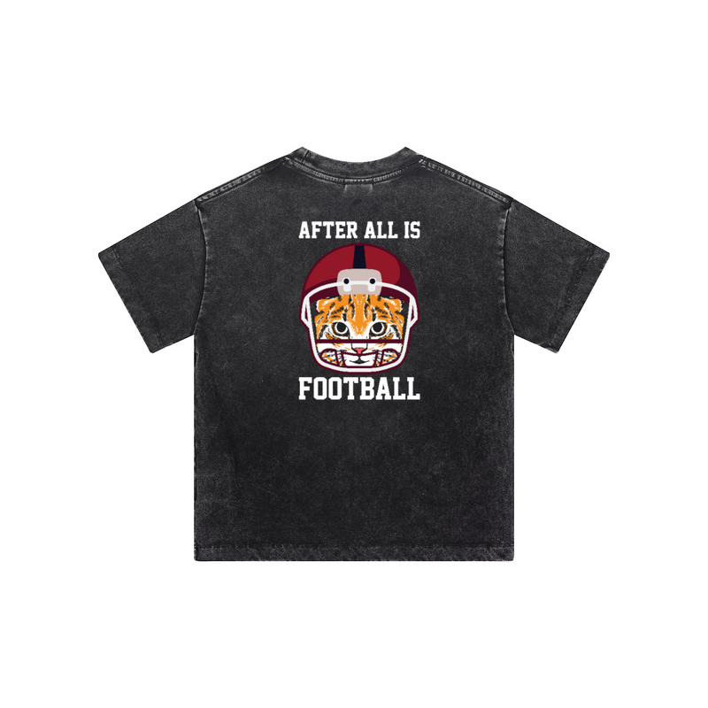 Streetwear Kids Vintage Washed T-Shirt(240GSM)
