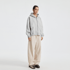 unisex cropped fleece hoodie