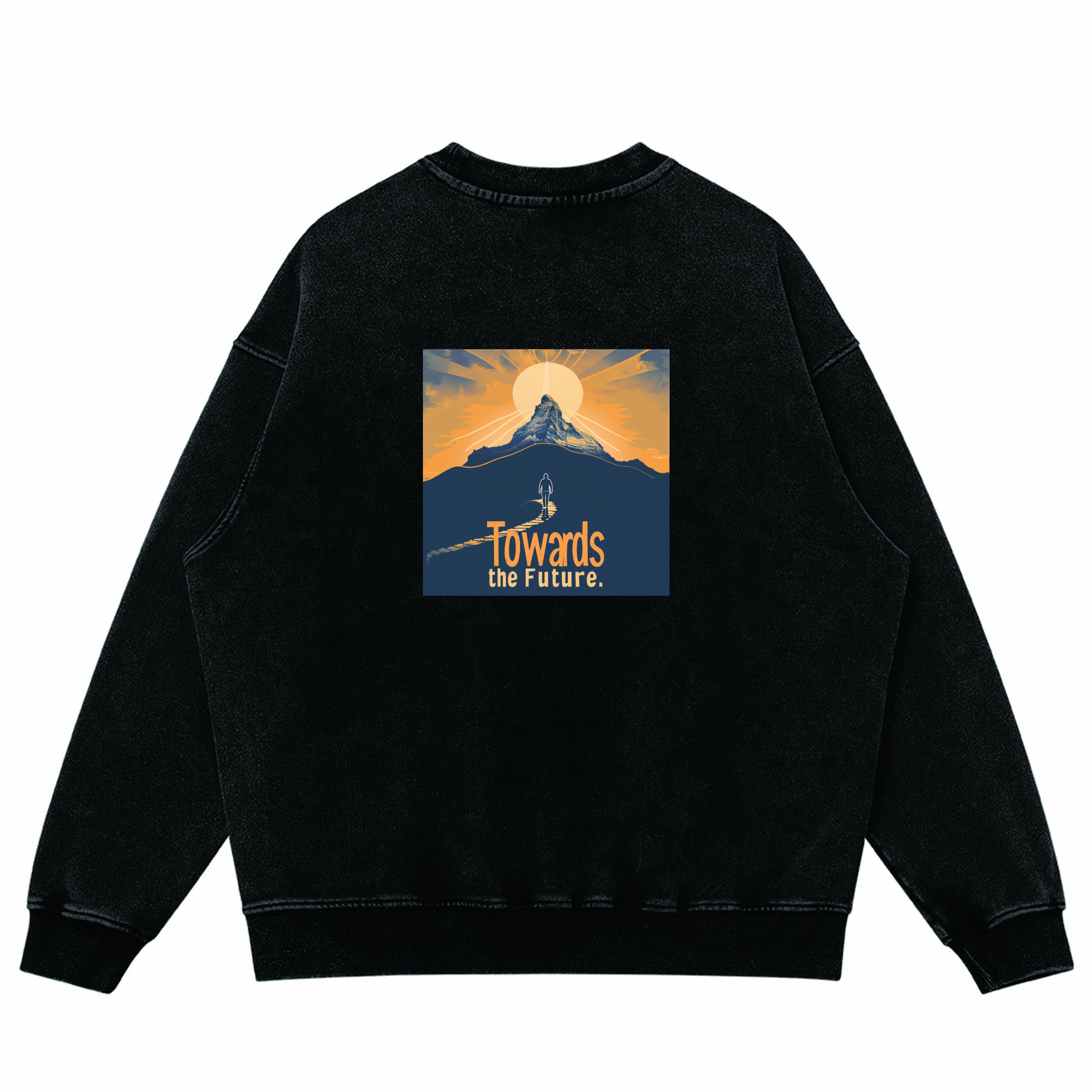 Unisex Super Heavyweight Oversized Faded Sweatshirt(440GSM)