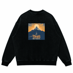 Unisex Super Heavyweight Oversized Faded Sweatshirt(440GSM)