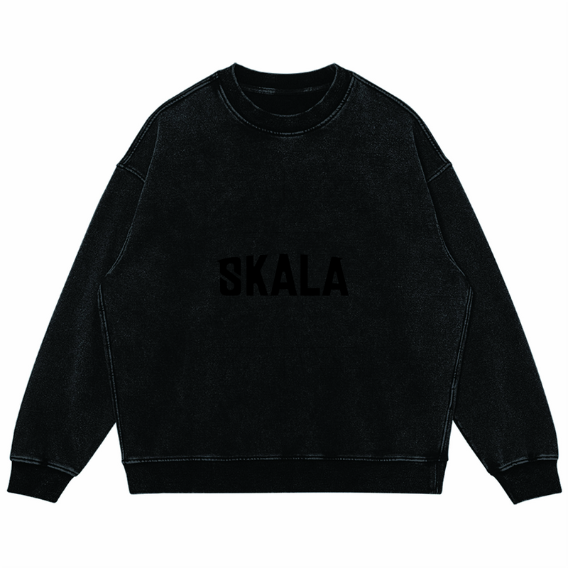Unisex Super Heavyweight Oversized Faded Sweatshirt(440GSM)
