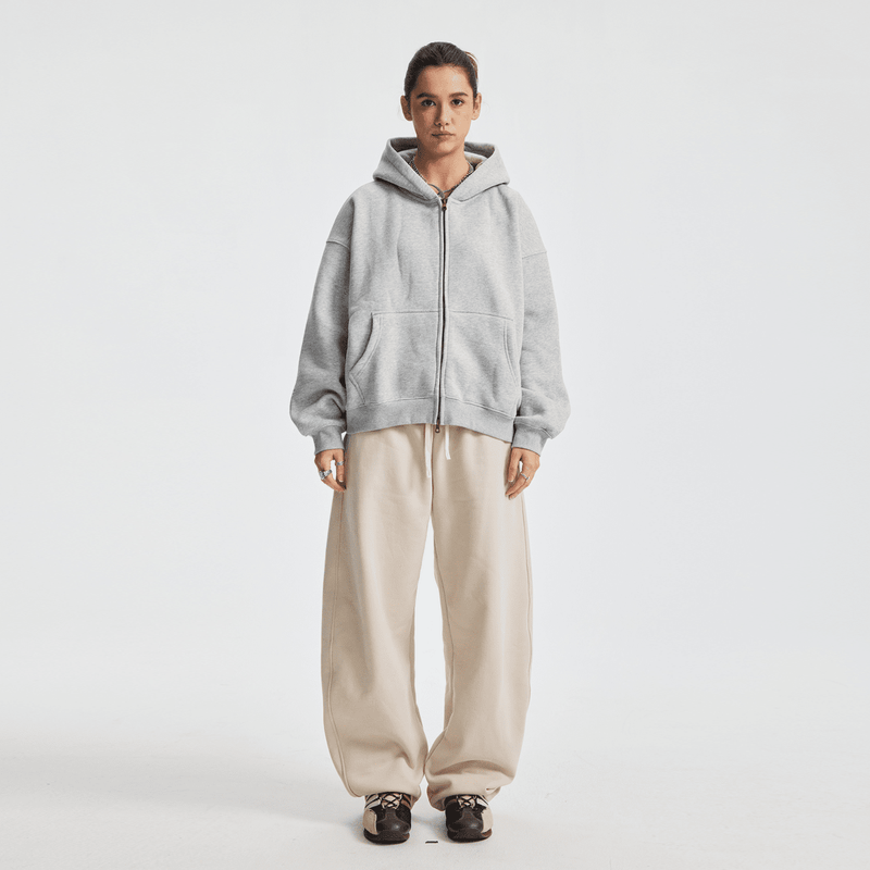 unisex cropped fleece hoodie
