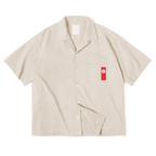 Cuban Collar Short-sleeve Shirt
