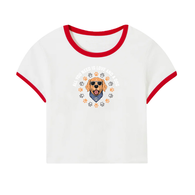 Core Baby Tee Color Ribbing(200GSM)