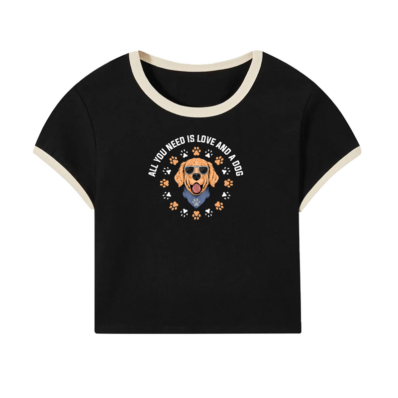 Core Baby Tee Color Ribbing(200GSM)