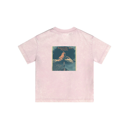 Streetwear Kids Vintage Washed T-Shirt (240GSM)