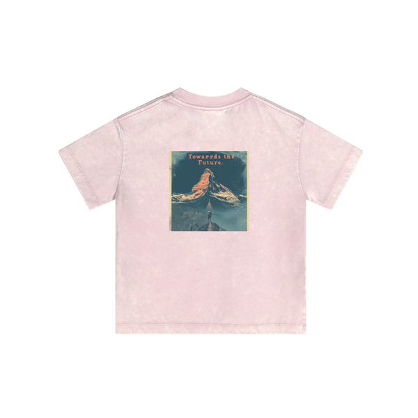 Streetwear Kids Vintage Washed T-Shirt (240GSM)