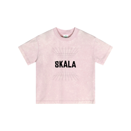 Streetwear Kids Vintage Washed T-Shirt (240GSM)