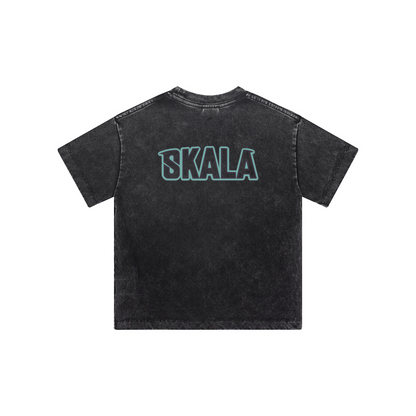 Streetwear Kids Vintage Washed T-Shirt (240GSM)