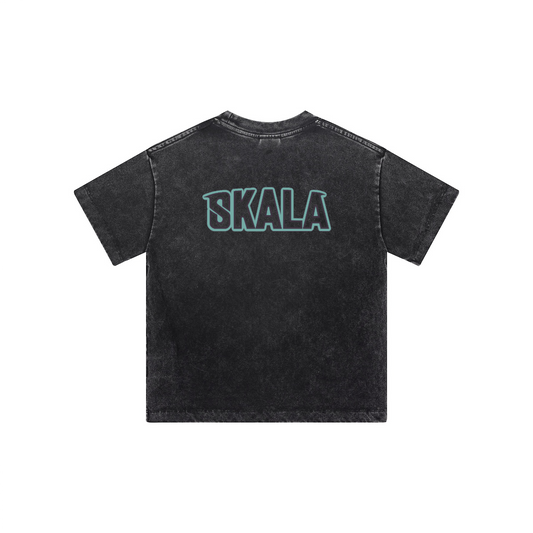 Streetwear Kids Vintage Washed T-Shirt (240GSM)