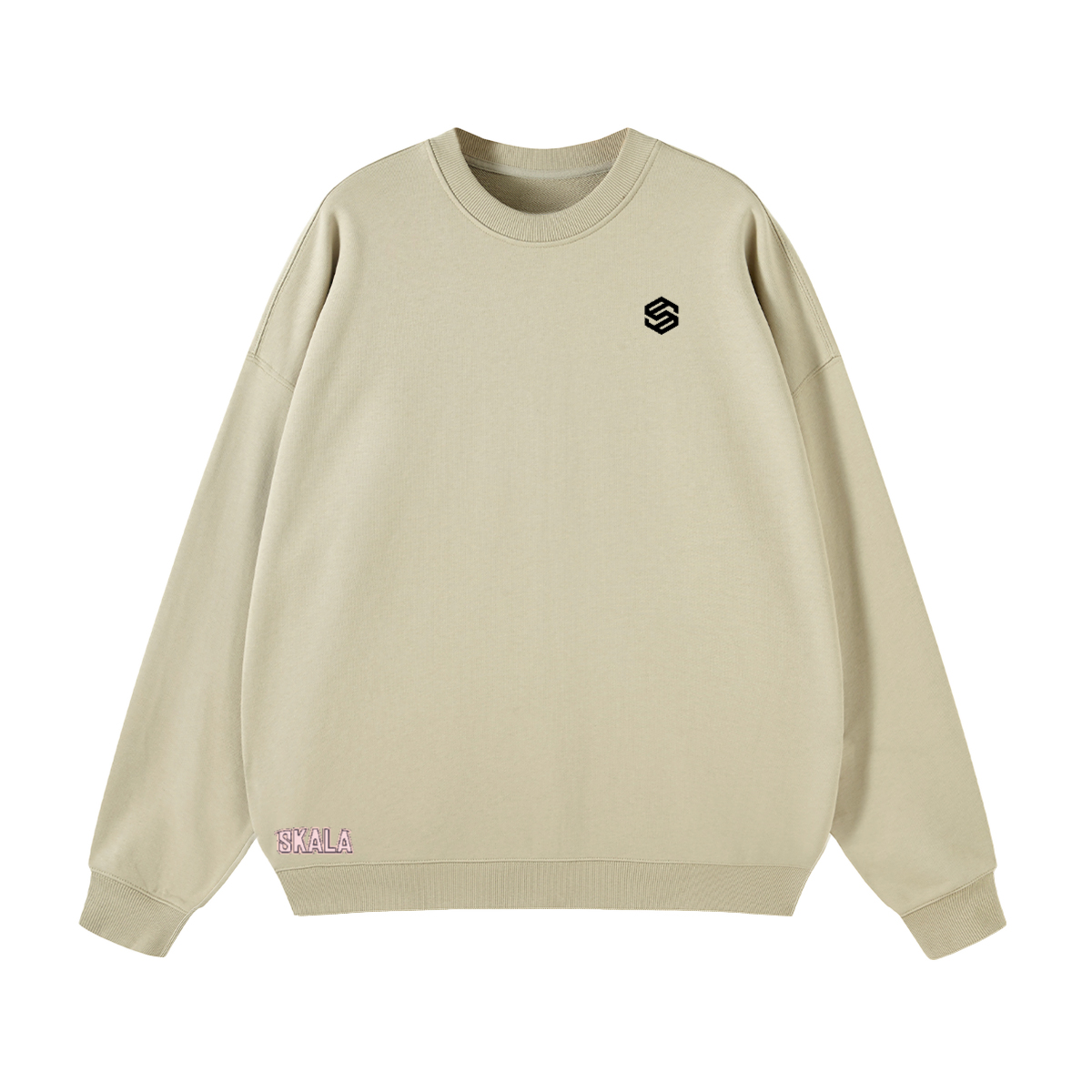 Unisex 100% Cotton Lightweight Oversize Crewneck Sweatshirt (290 GSM)