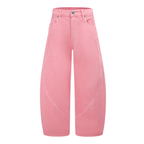 Unisex Loose Fit Straight-Leg Jeans with Vintage Washed Finish