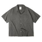 Cuban Collar Short-sleeve Shirt