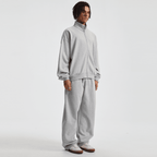 Unisex Brushed Stand-collar Zip-up Jacket（410GSM）